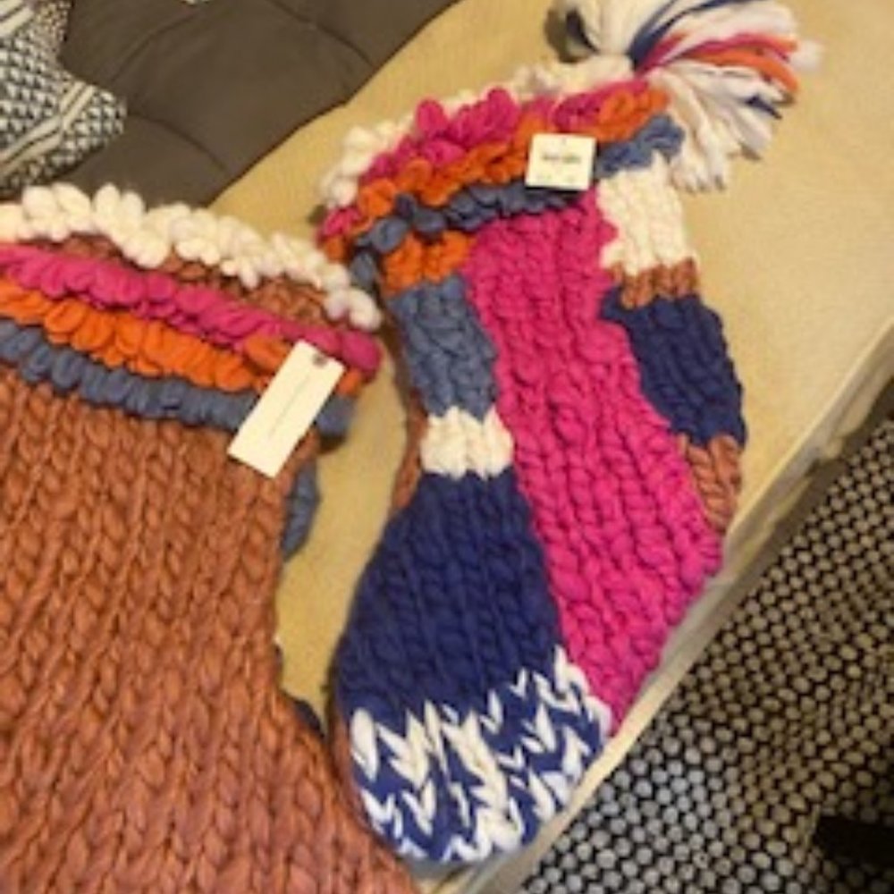 Holiday Stockings (2) NWT - Anthropoligie